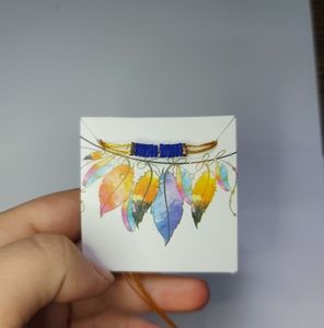 Super cute blue bracelet with adjustable straps